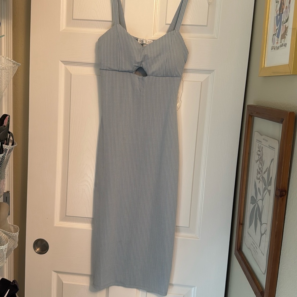 Blue dress